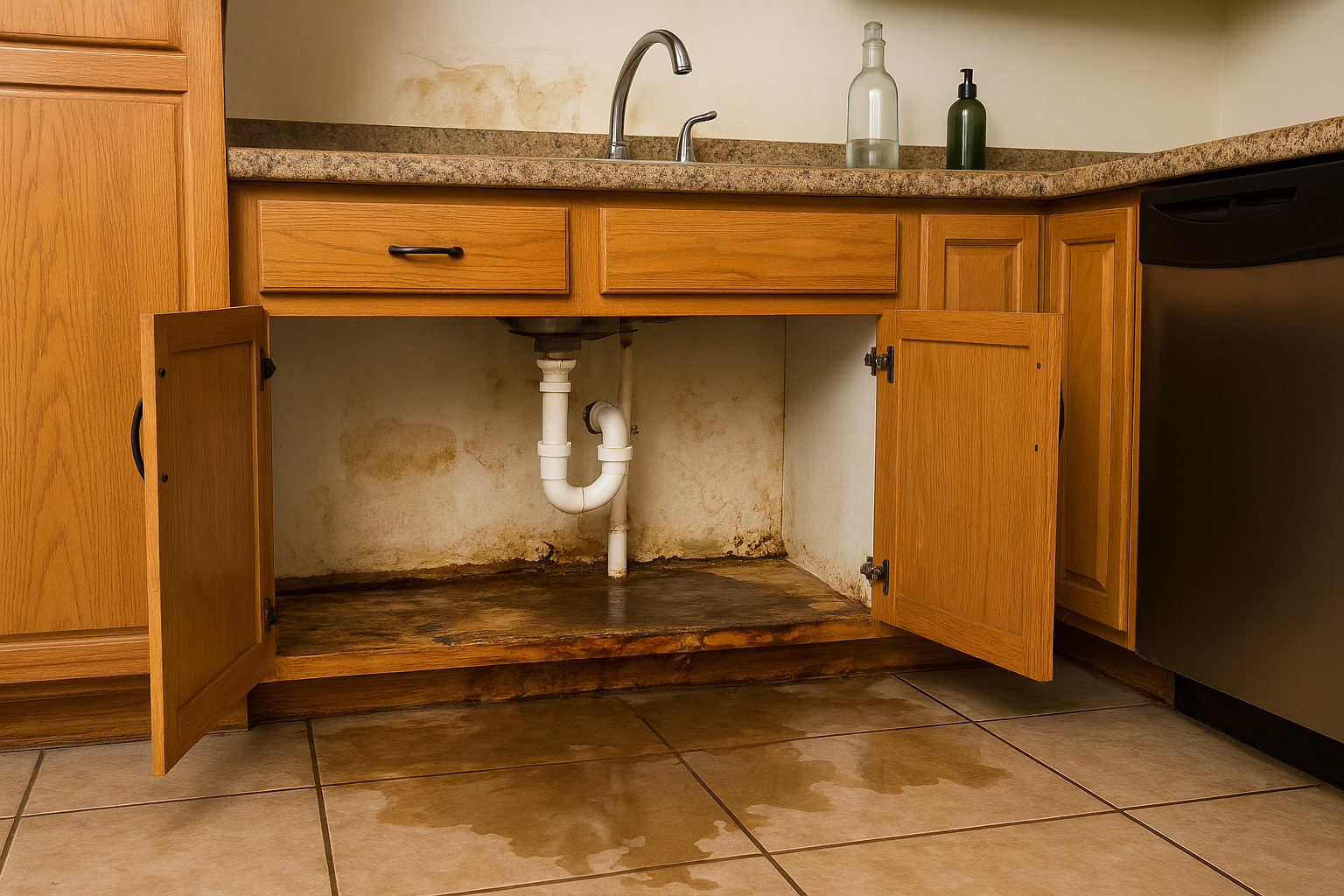 Kitchen Water Damage