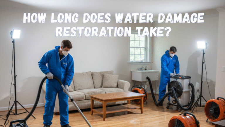 How Long Does Water Damage Restoration Take?