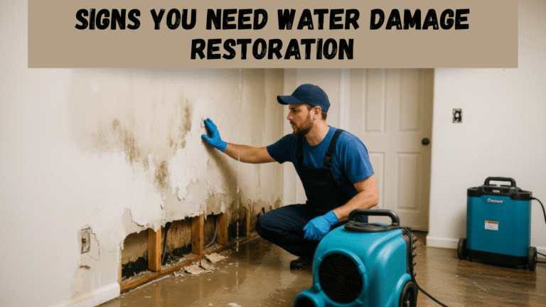 Signs You Need Water Damage Restoration in Los Angeles