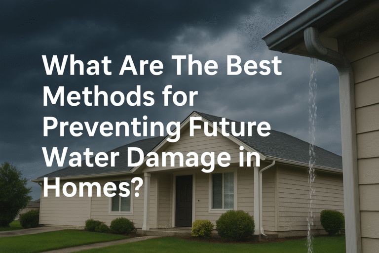 What Are the Best Methods for Preventing Future Water Damage in Homes?