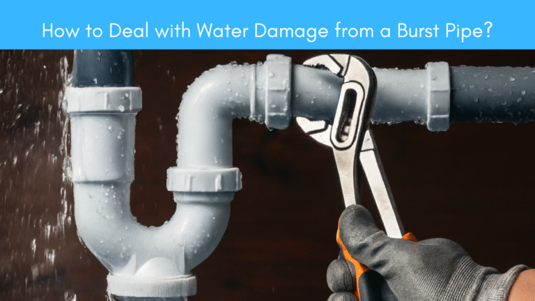 How to Deal with Water Damage from a Burst Pipe in Los Angeles?