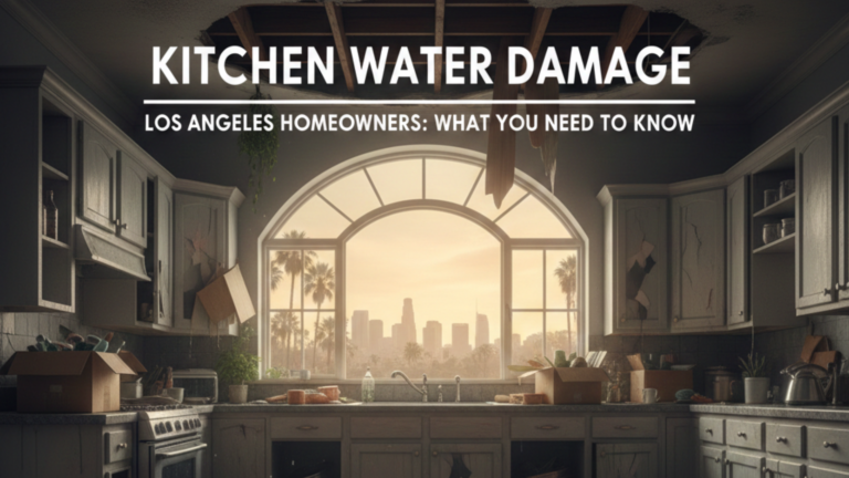 Kitchen Water Damage: What Homeowners in Los Angeles Must Know
