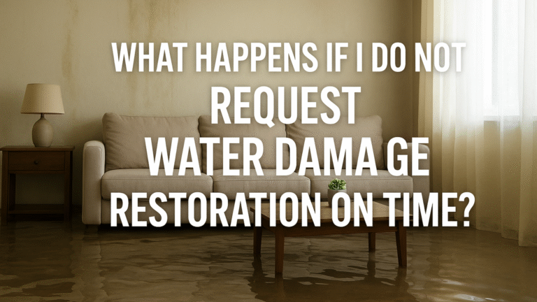 What Happens If I Do Not Request Water Damage Restoration on Time?