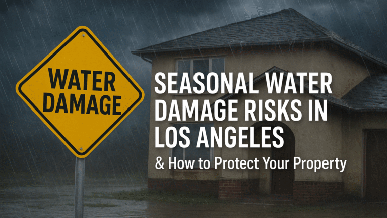 Seasonal Water Damage Risks in Los Angeles & How to Protect Your Property
